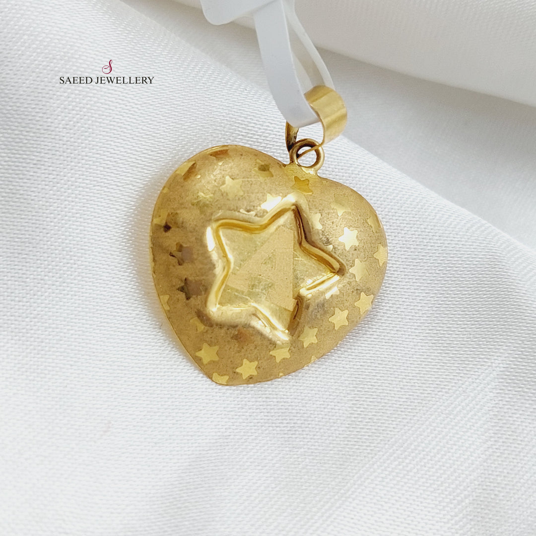 18K Gold Letter A Pendant by Saeed Jewelry - Image 1