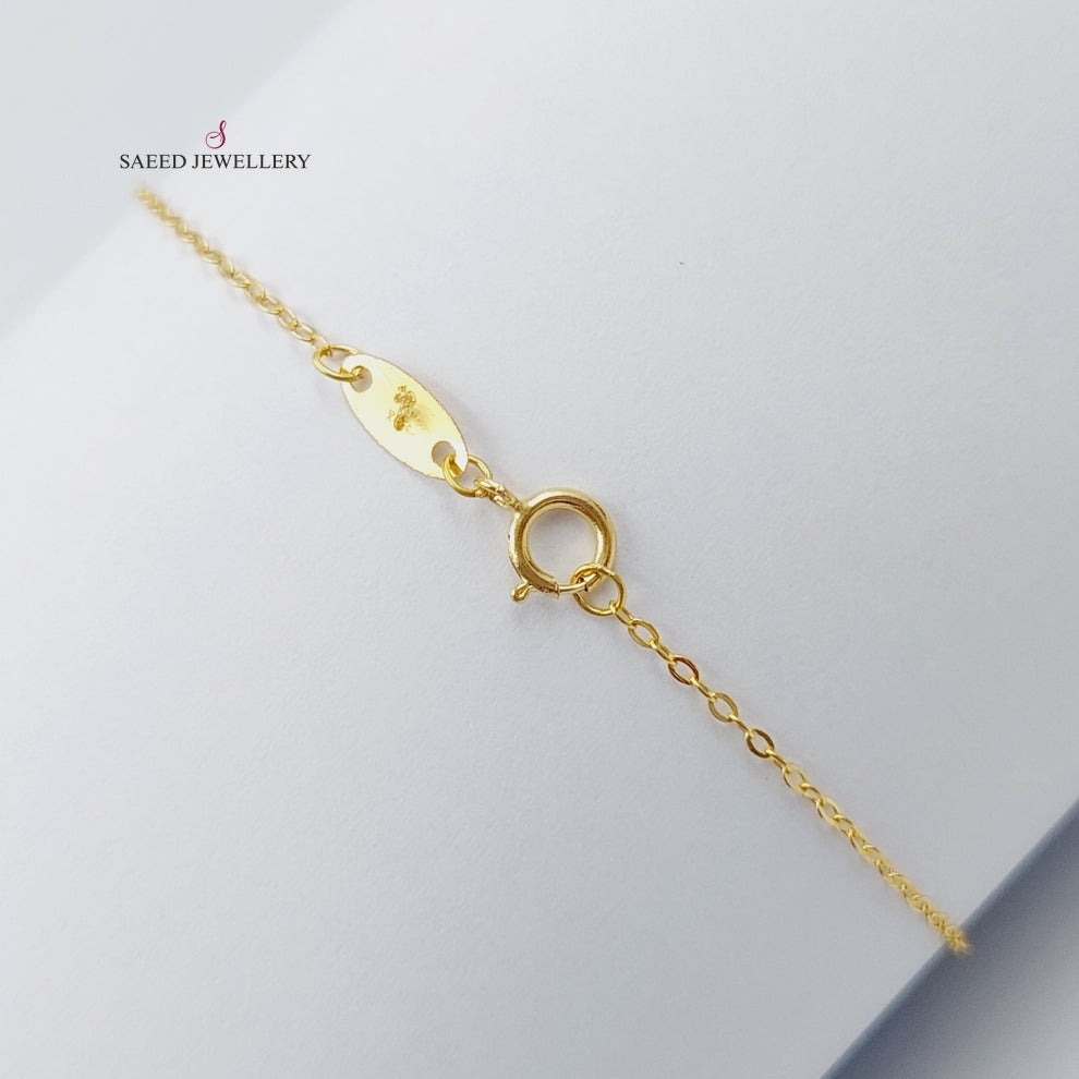 18K Gold Light Butterfly Bracelet by Saeed Jewelry - Image 3