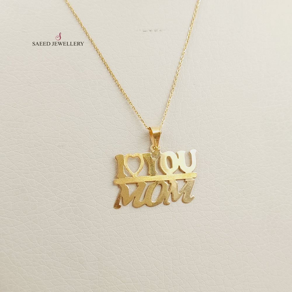 18K Love Chain Made of 18K Yellow Gold by Saeed Jewelry-12144