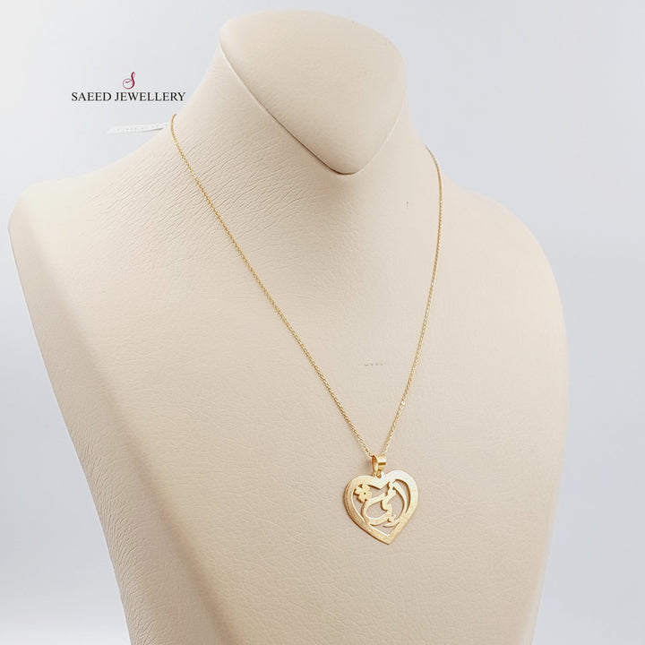 18K Gold My mother's Necklace by Saeed Jewelry - Image 1