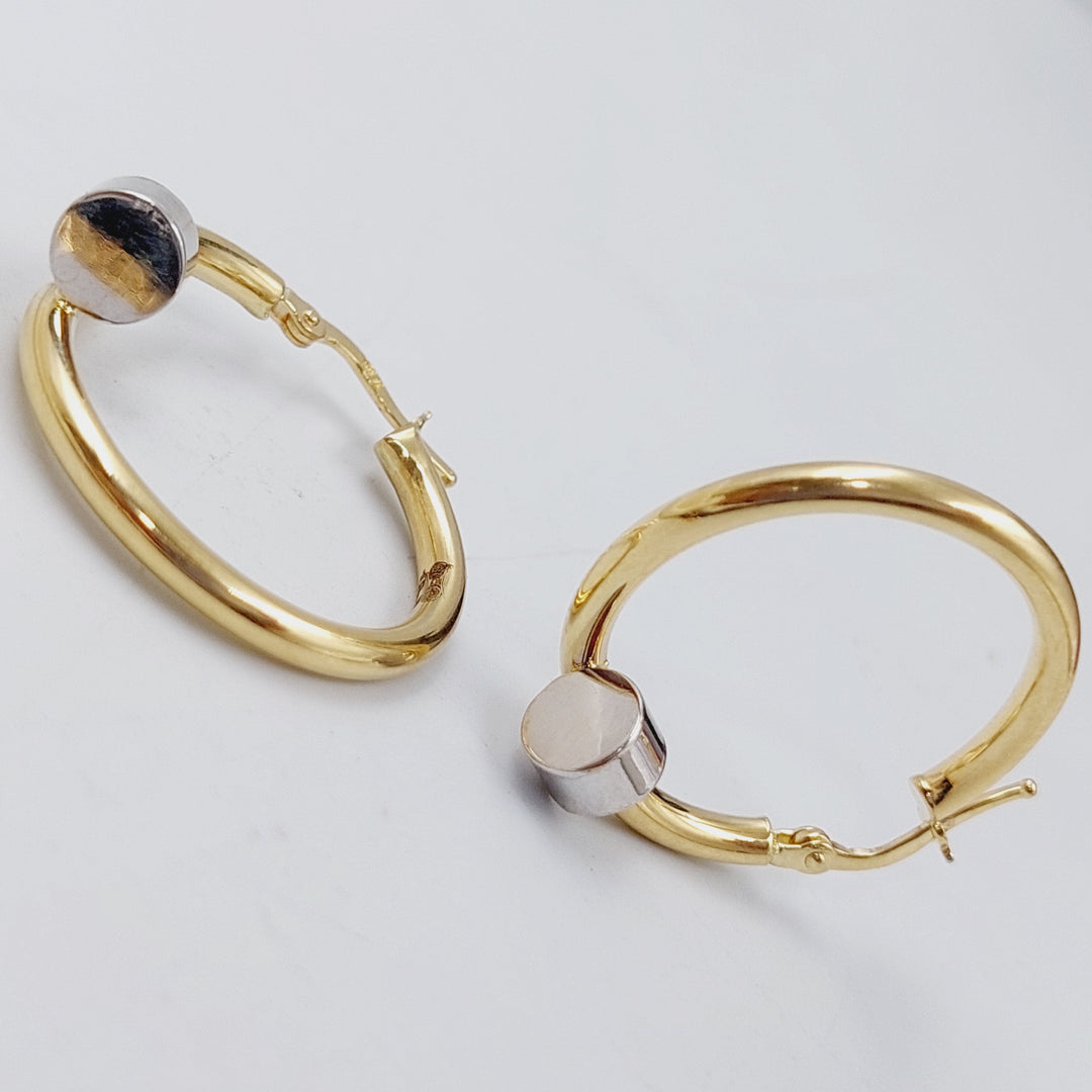 18K Gold Nail Earrings by Saeed Jewelry - Image 8