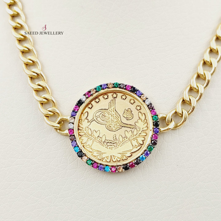 18K Gold Rashadi Necklace Chain by Saeed Jewelry - Image 5