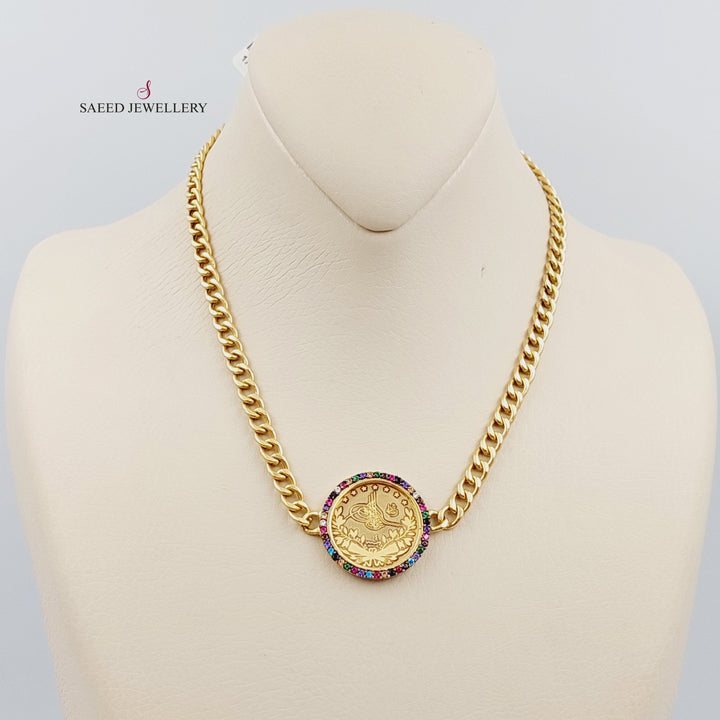 18K Gold Rashadi Necklace Chain by Saeed Jewelry - Image 1