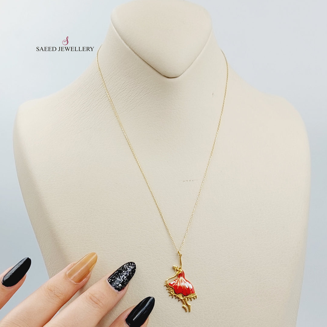 18K Gold Necklace by Saeed Jewelry - Image 2