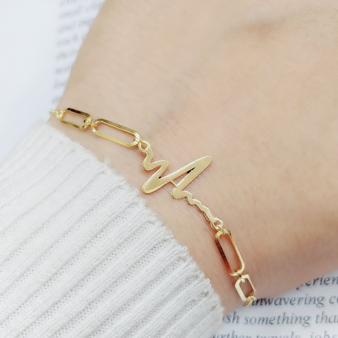 18K Gold Pulse Bracelet by Saeed Jewelry - Image 2