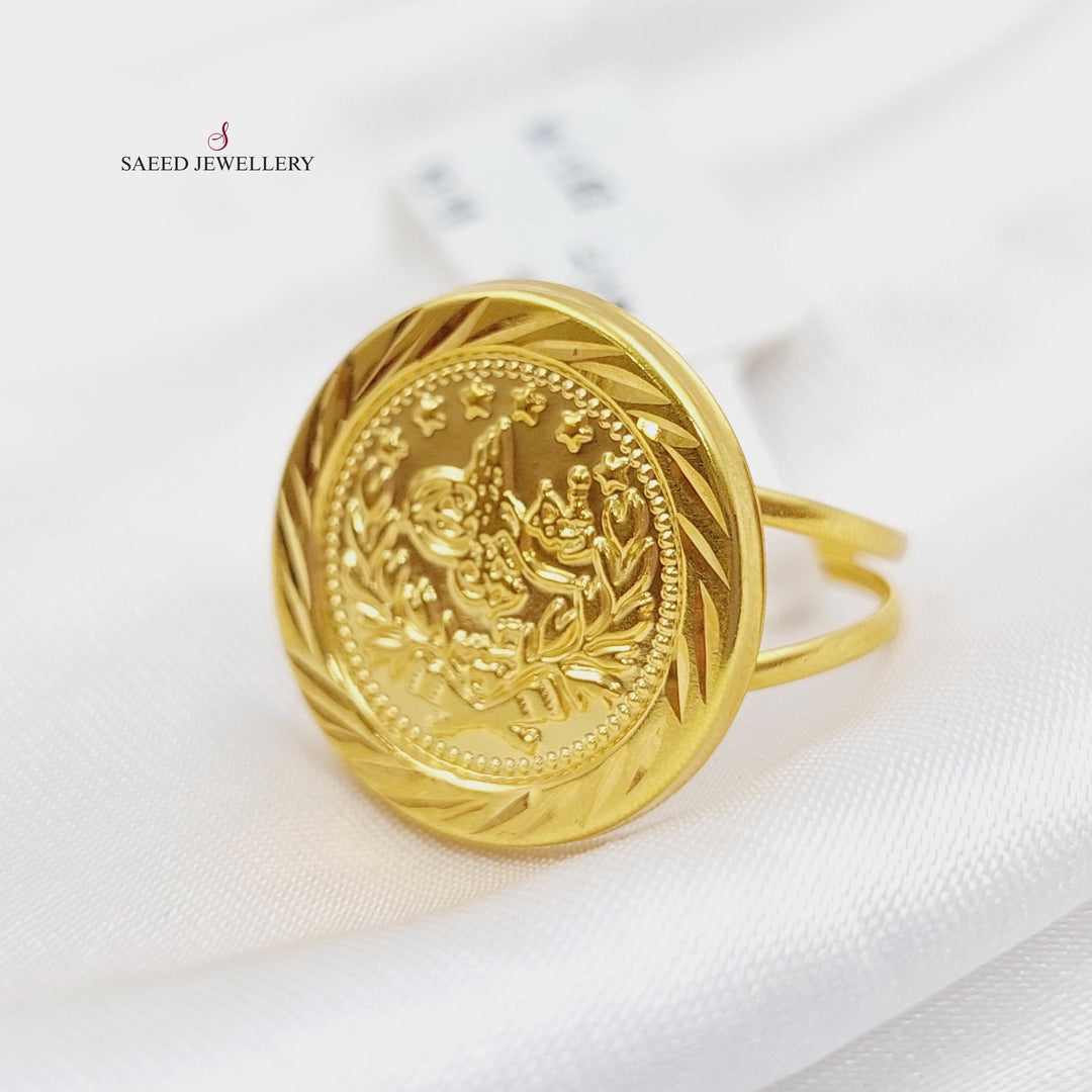 18K Gold Rashadi Ring by Saeed Jewelry - Image 3