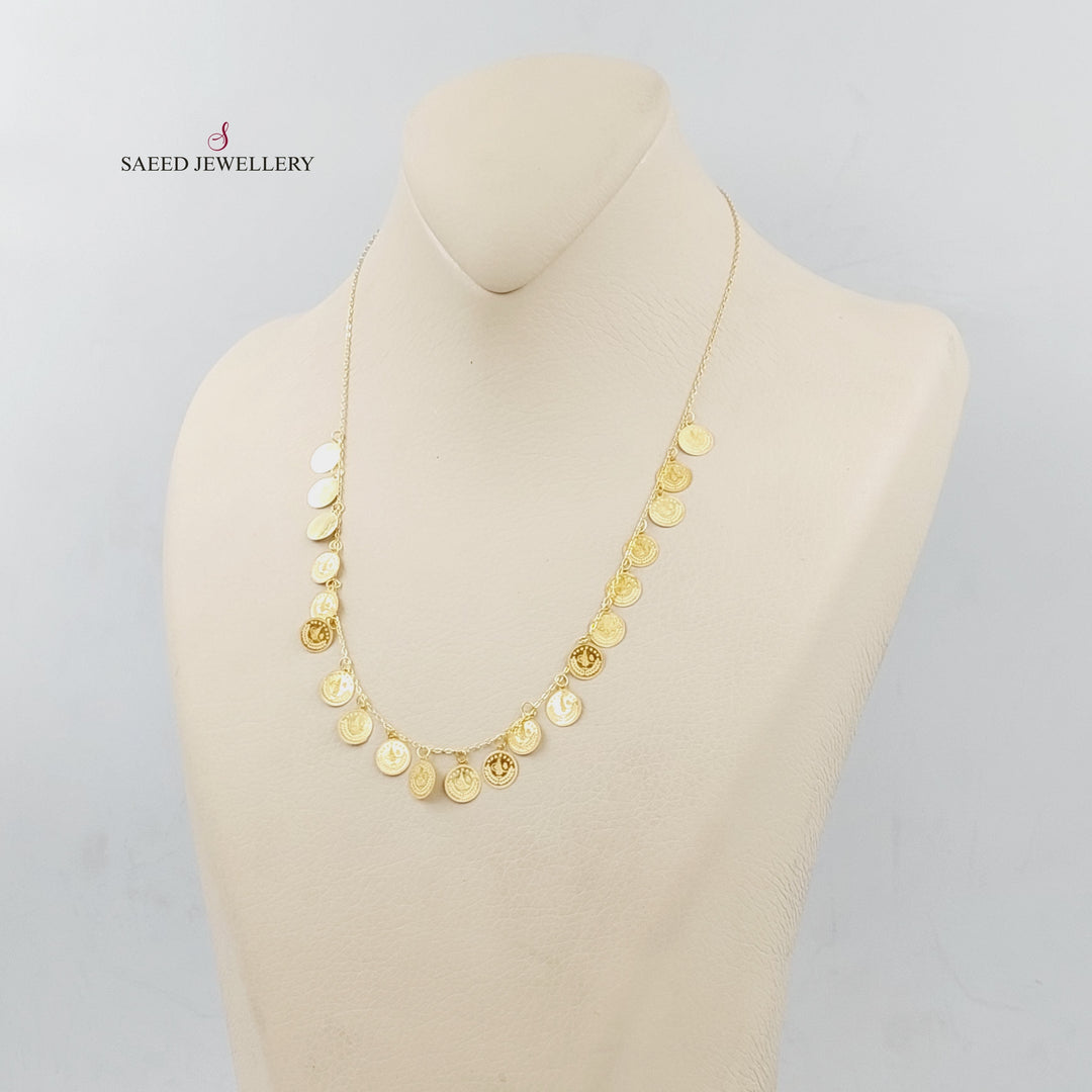 18K Gold Rashadi's Eighths Necklace by Saeed Jewelry - Image 3