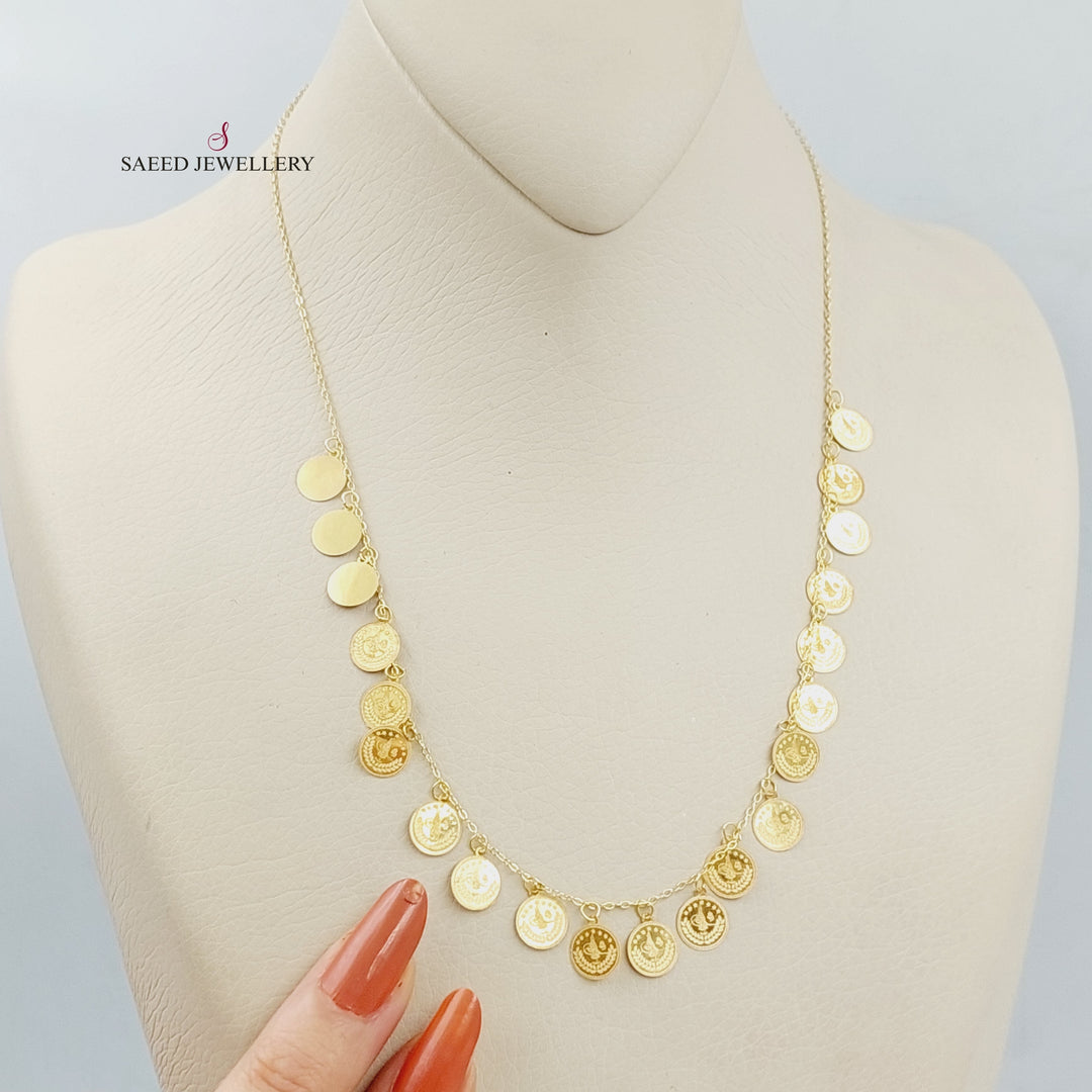 18K Gold Rashadi's Eighths Necklace by Saeed Jewelry - Image 1