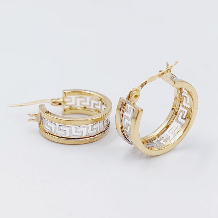 18K Gold Hoop Earrings by Saeed Jewelry - Image 5