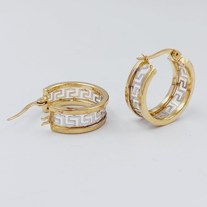 18K Gold Hoop Earrings by Saeed Jewelry - Image 1