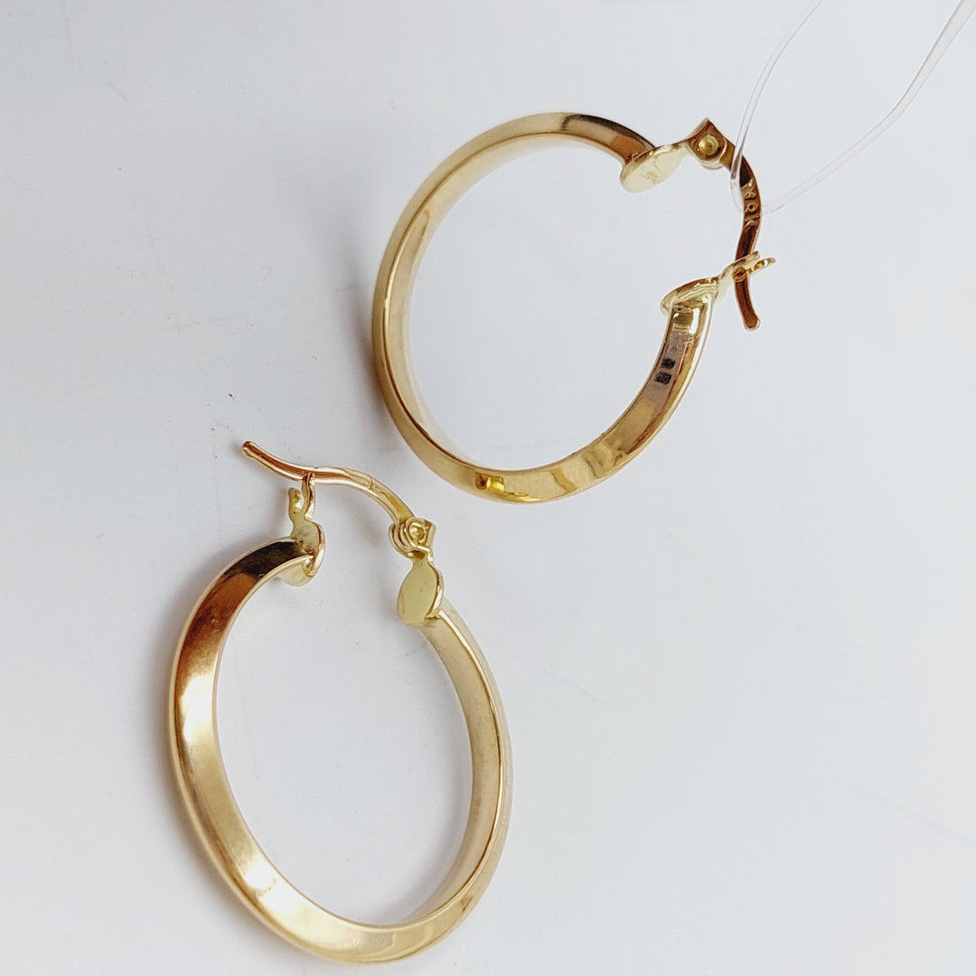 18K Gold Hoop Earrings by Saeed Jewelry - Image 6