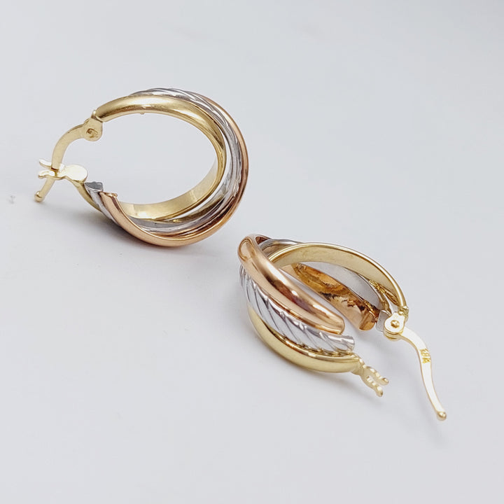 18K Gold Hoop Earrings by Saeed Jewelry - Image 6