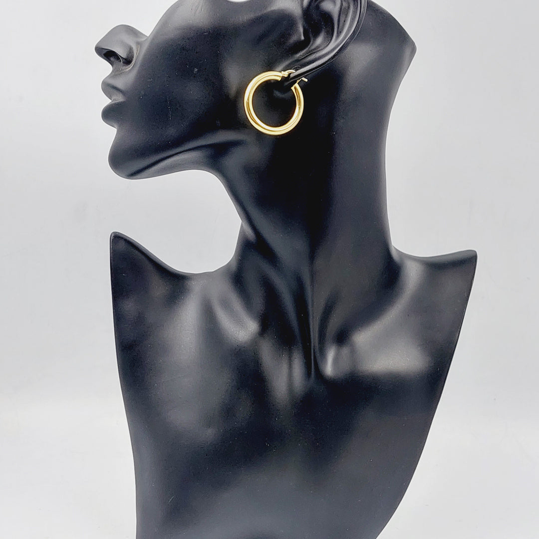 18K Gold Hoop Earrings by Saeed Jewelry - Image 8