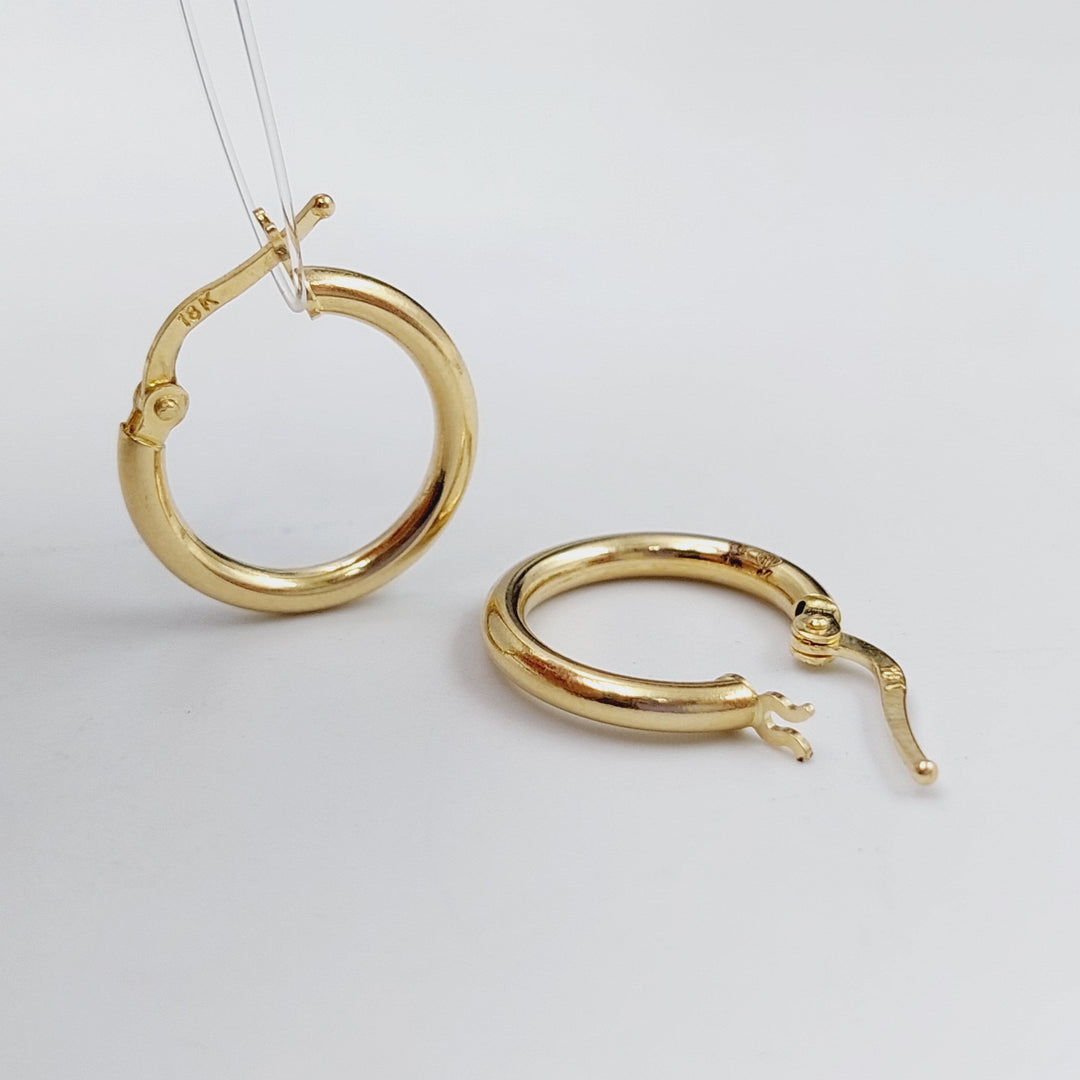 18K Gold Hoop Earrings by Saeed Jewelry - Image 9