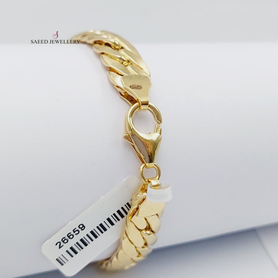 18K Snake Bracelet Made of 18K Yellow Gold by Saeed Jewelry-26659