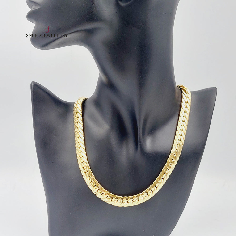 18K Gold Snake Necklace by Saeed Jewelry - Image 2