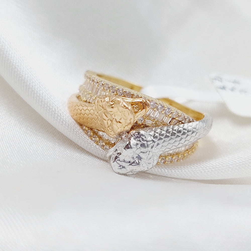 18K Gold Snake Ring