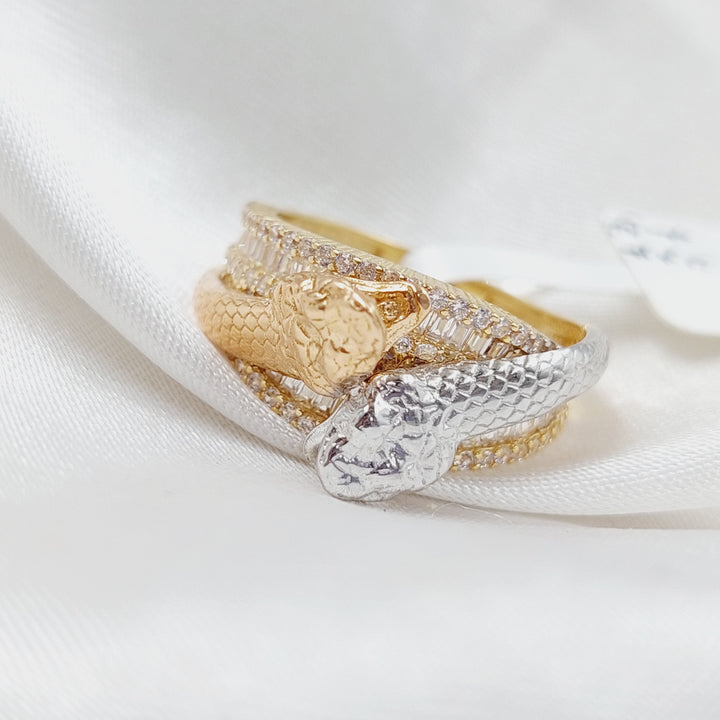 18K Gold Snake Ring