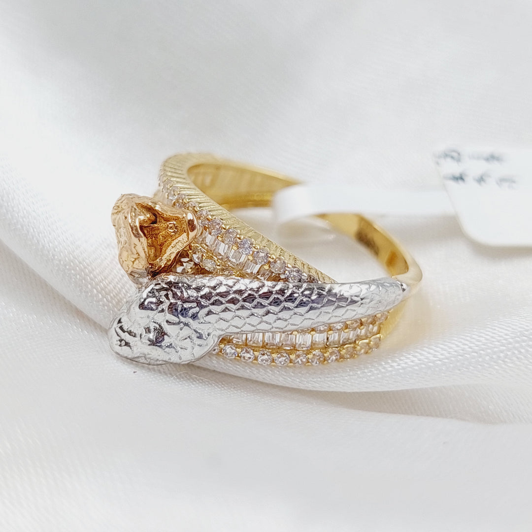 18K Gold Snake Ring