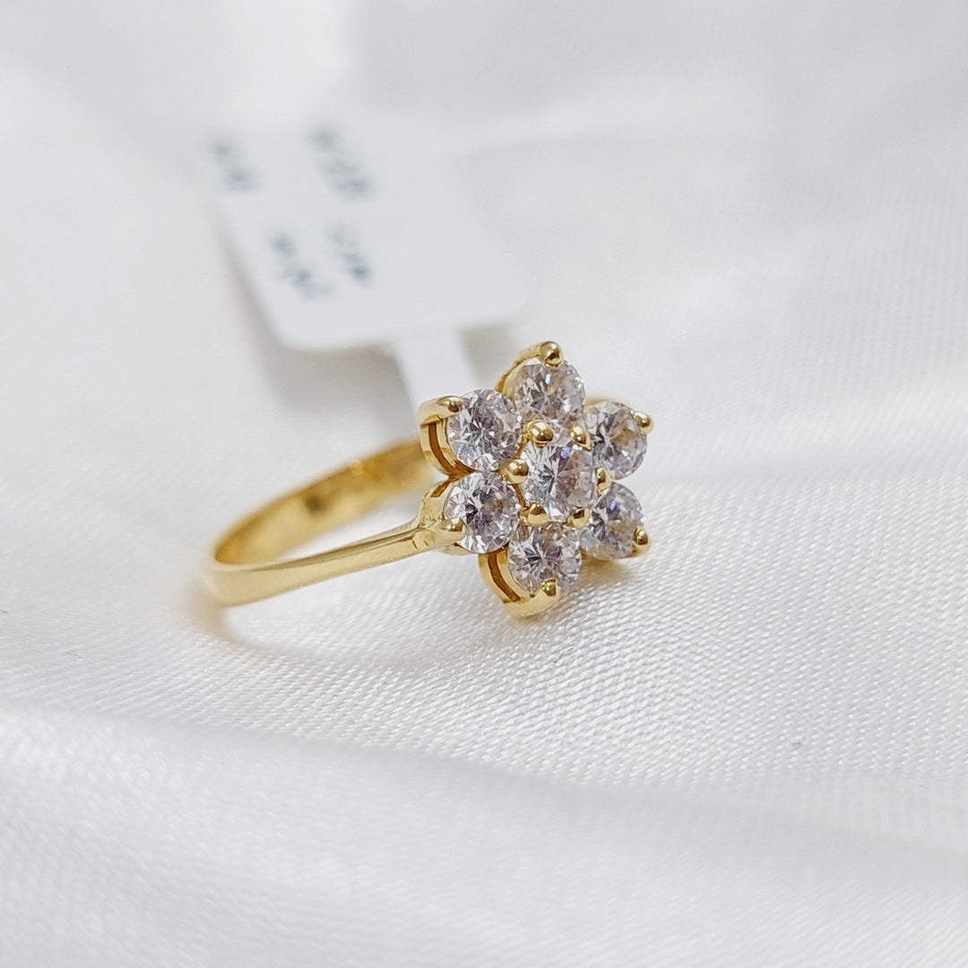 18K Gold Solitaire Engagement Ring by Saeed Jewelry - Image 5