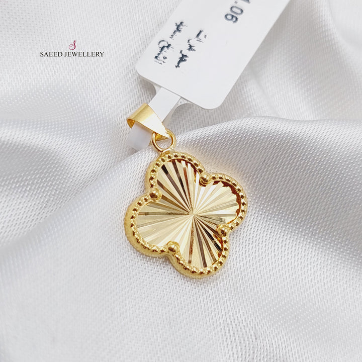 18K Gold 18K Clover Pendant by Saeed Jewelry - Image 1