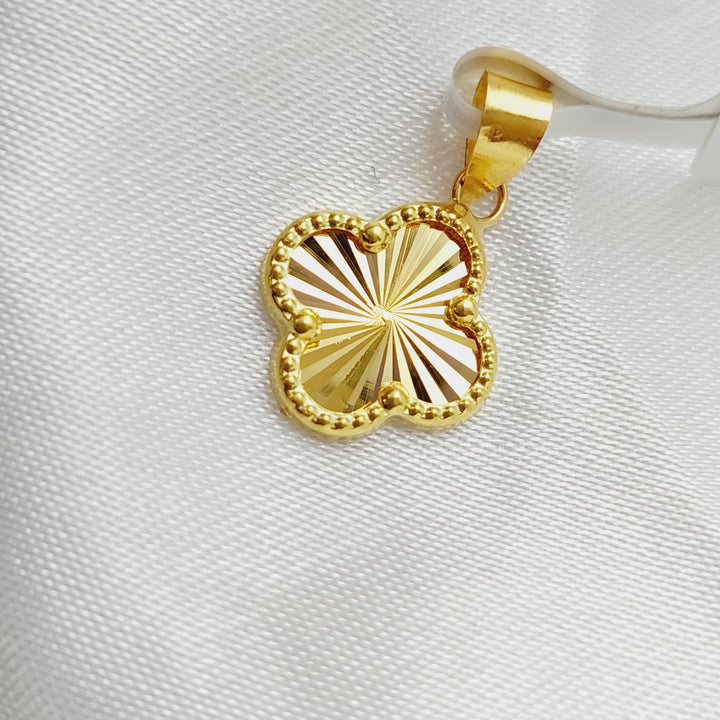 18K Gold 18K Clover Pendant by Saeed Jewelry - Image 1