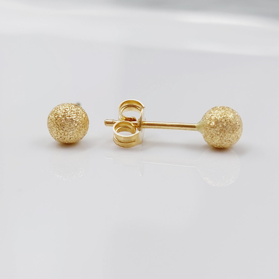 18K Gold Sugar Earrings by Saeed Jewelry - Image 3