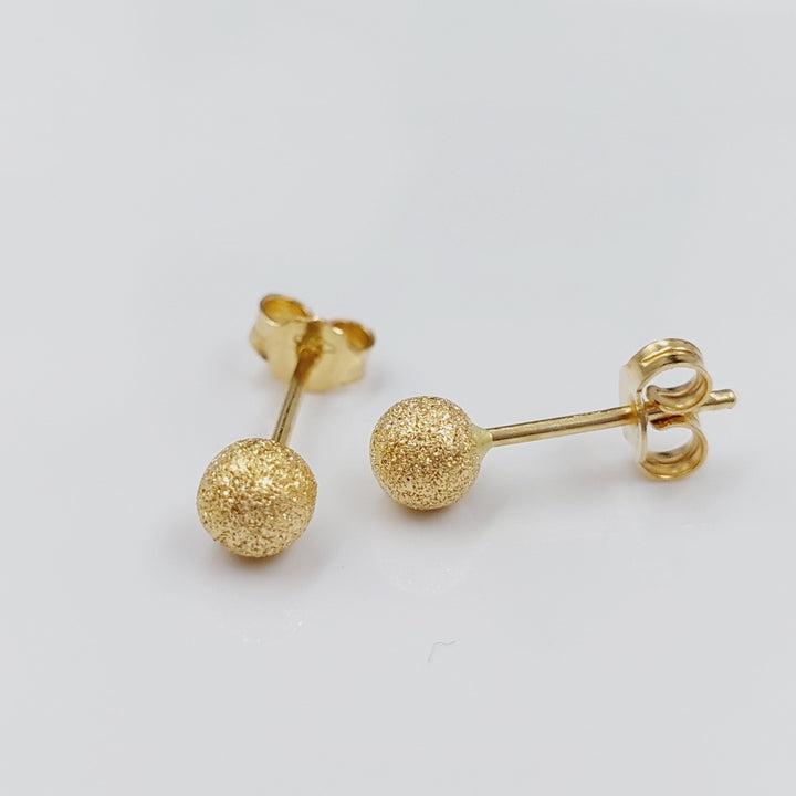 18K Gold Sugar Earrings by Saeed Jewelry - Image 7