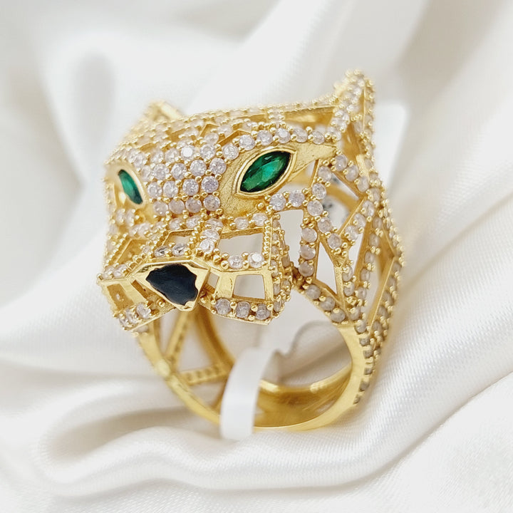 18K Gold Tiger Ring by Saeed Jewelry - Image 1