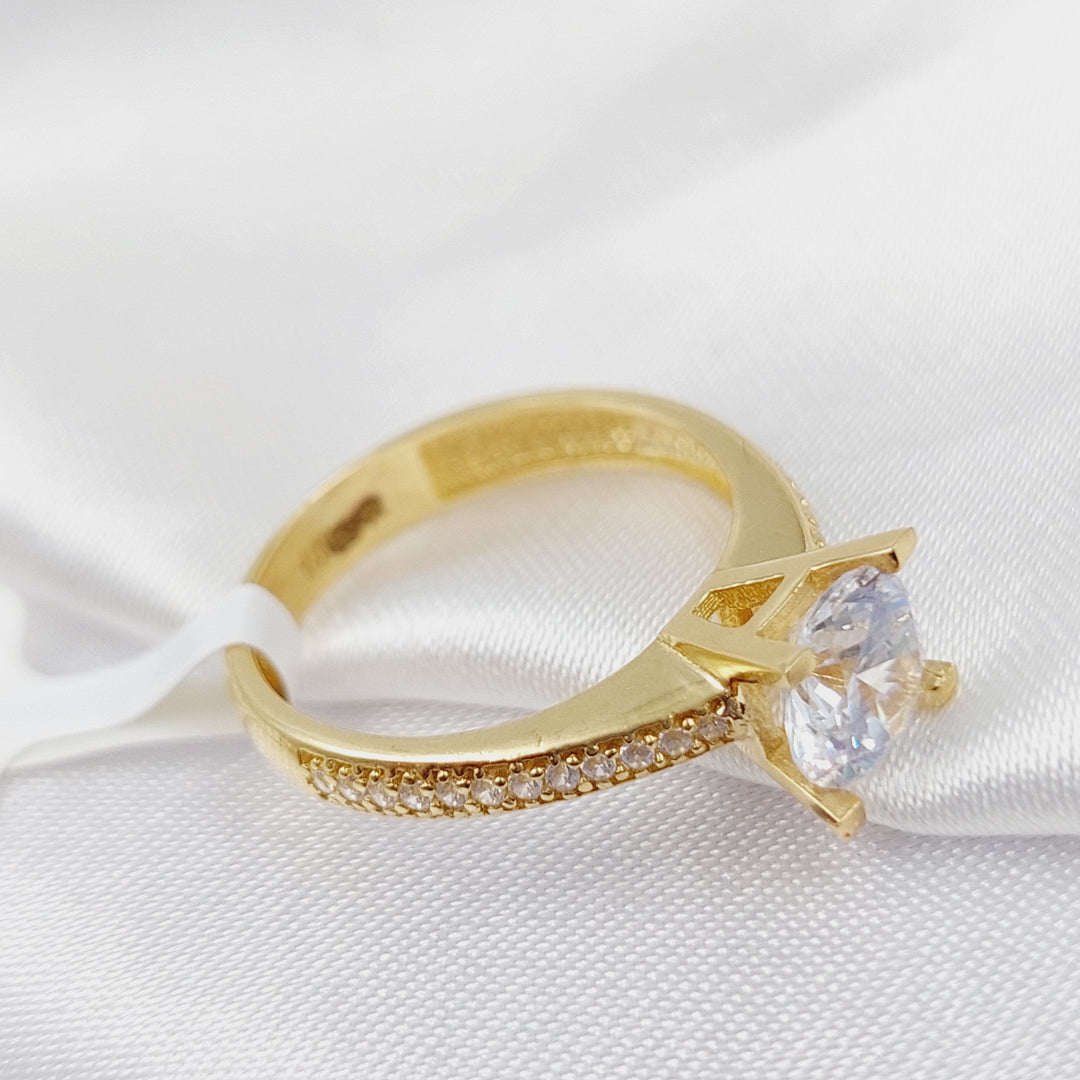 18K Twins Wedding Ring Made of 18K Yellow Gold by Saeed Jewelry-25842
