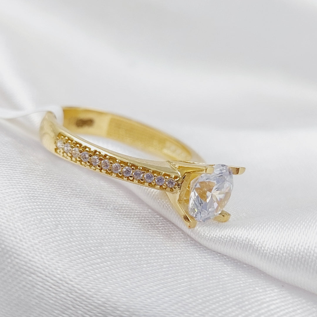 18K Twins Wedding Ring Made of 18K Yellow Gold by Saeed Jewelry-25842