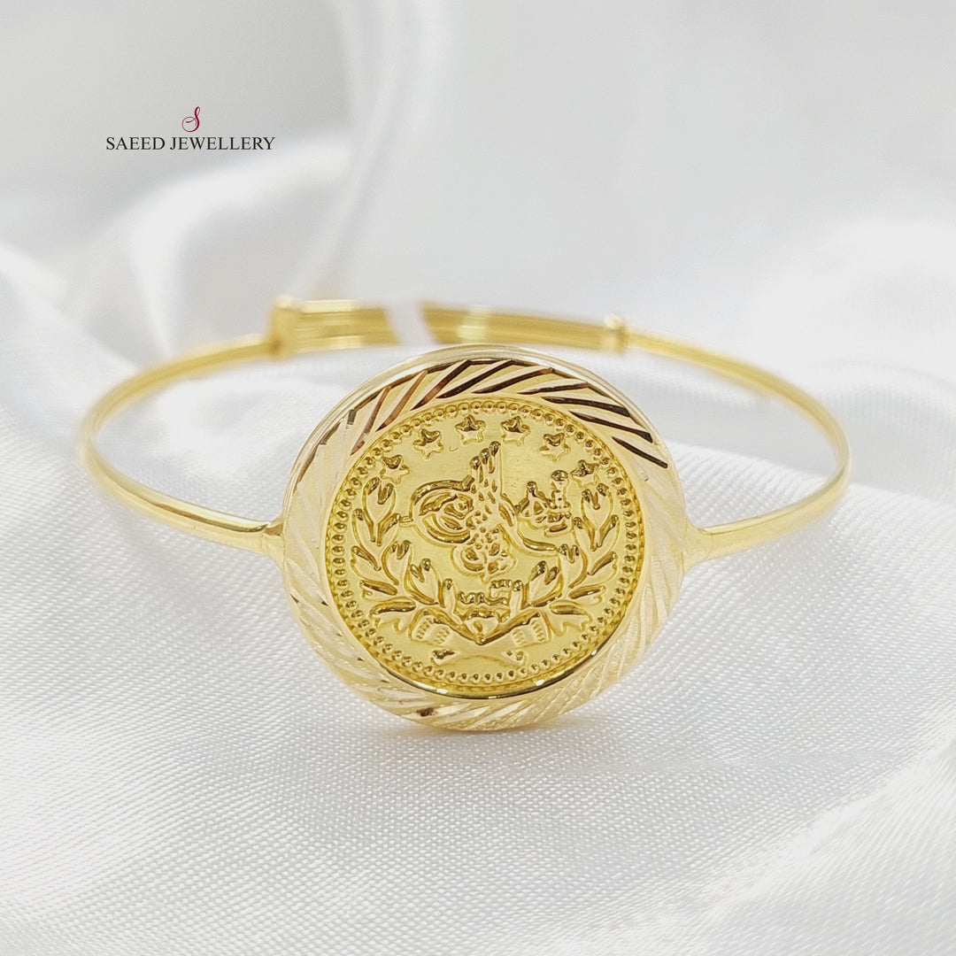 Rashadi Children's Bracelet Made of 18K Gold by Saeed Jewelry 