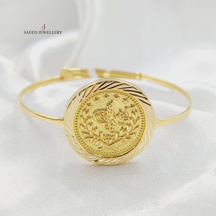 Rashadi Children's Bracelet Made of 18K Gold by Saeed Jewelry 