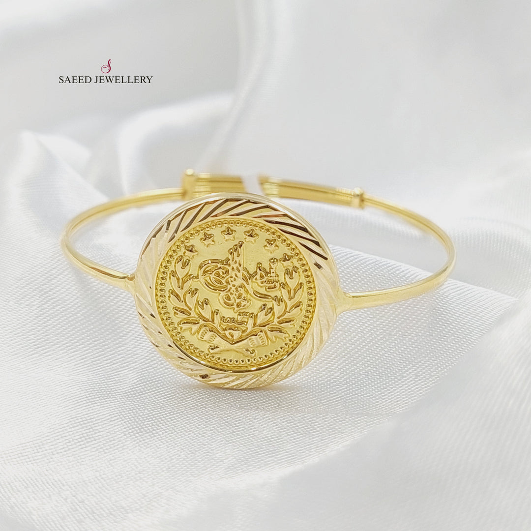 Rashadi Children's Bracelet Made of 18K Gold by Saeed Jewelry 