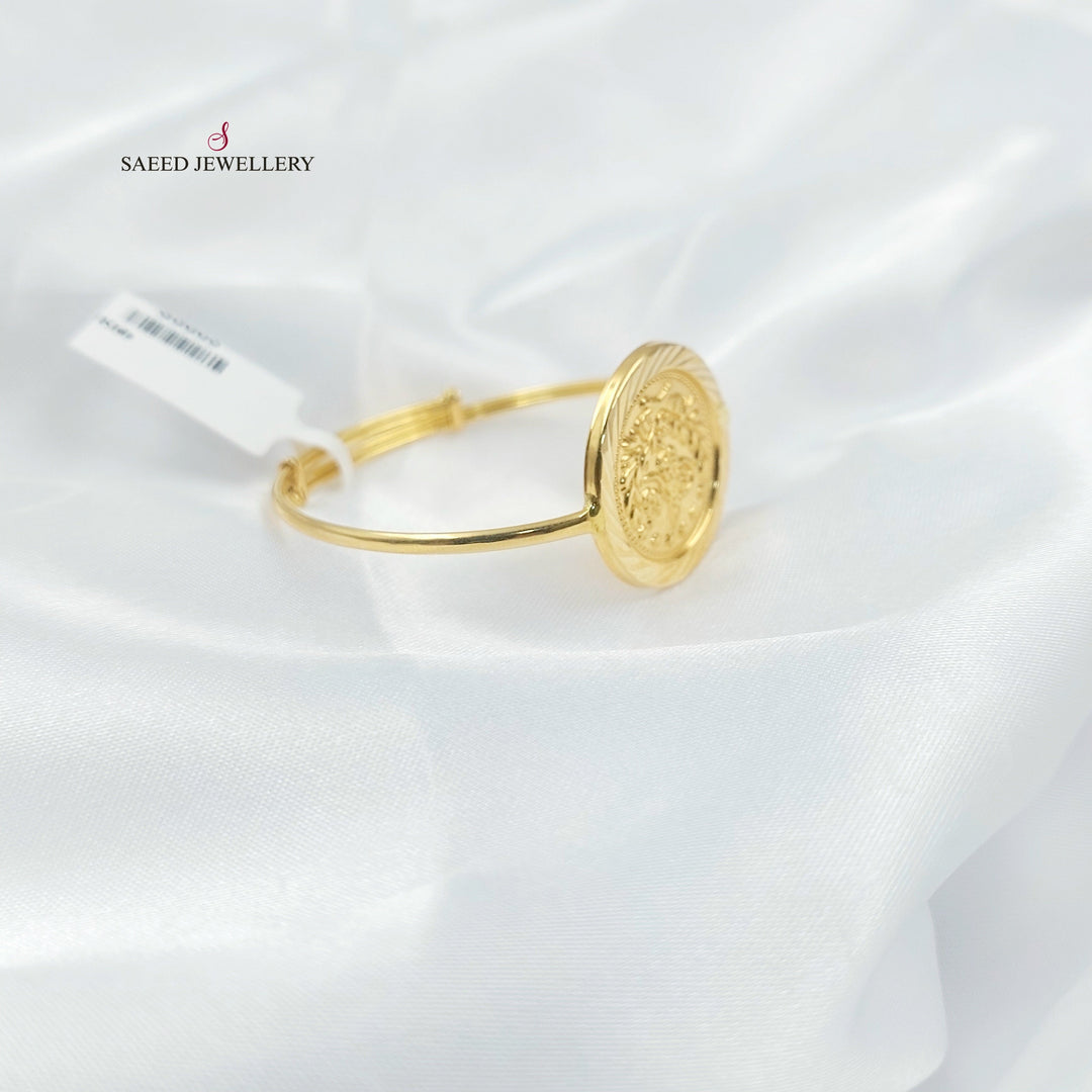 Rashadi Children's Bracelet Made of 18K Gold by Saeed Jewelry 