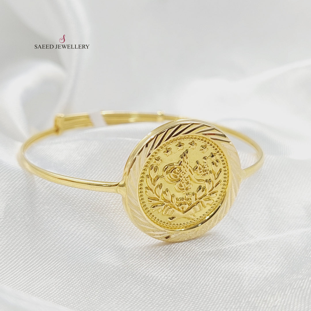 Rashadi Children's Bracelet Made of 18K Gold by Saeed Jewelry 