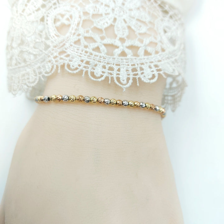 Balls Bracelet Made of 18K Gold by Saeed Jewelry 