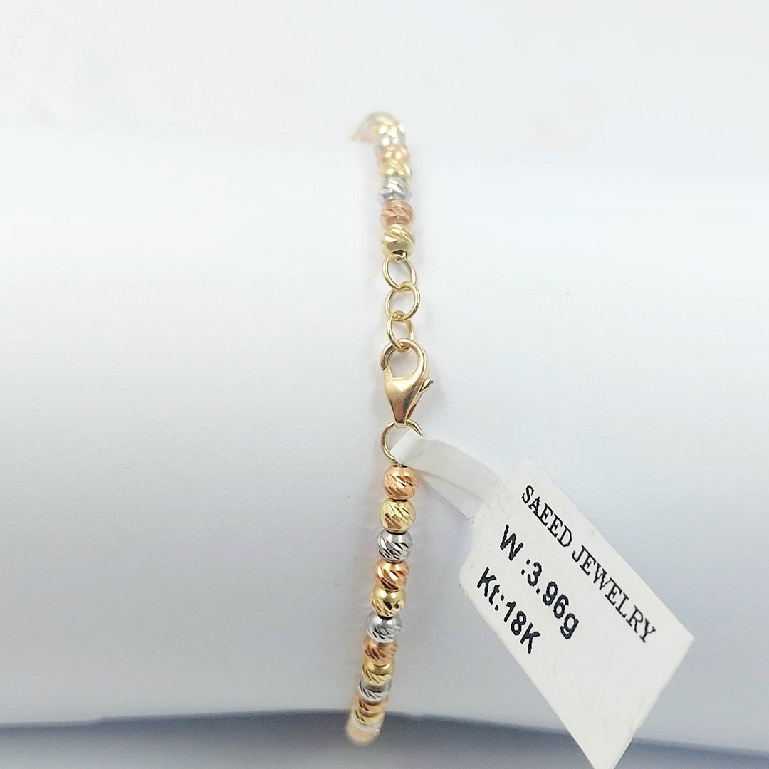 Balls Bracelet Made of 18K Gold by Saeed Jewelry 