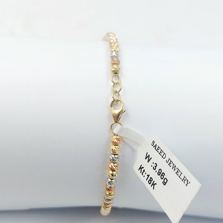 Balls Bracelet Made of 18K Gold by Saeed Jewelry 