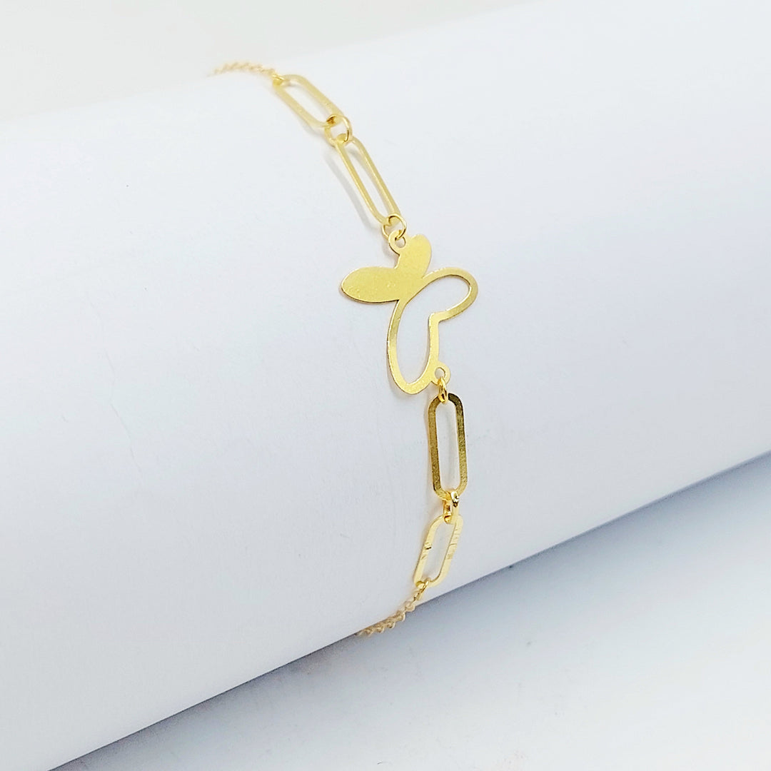 Butterfly Bracelet Made of 18K Gold by Saeed Jewelry 