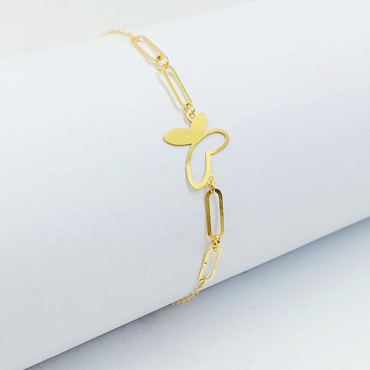 Butterfly Bracelet Made of 18K Gold by Saeed Jewelry 