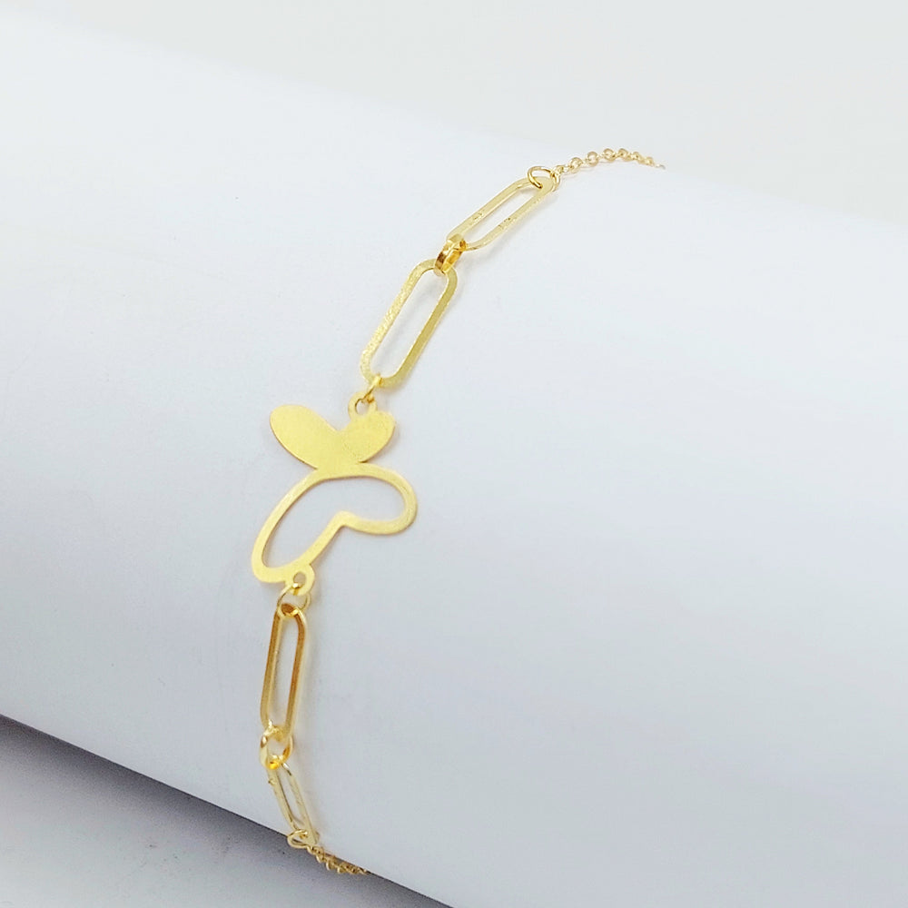Butterfly Bracelet Made of 18K Gold by Saeed Jewelry 