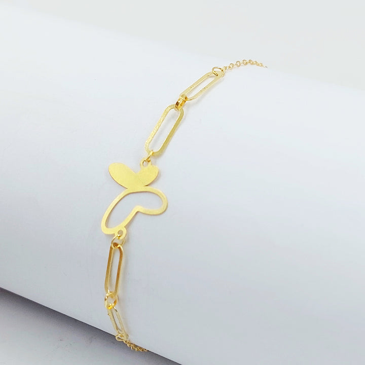 Butterfly Bracelet Made of 18K Gold by Saeed Jewelry 
