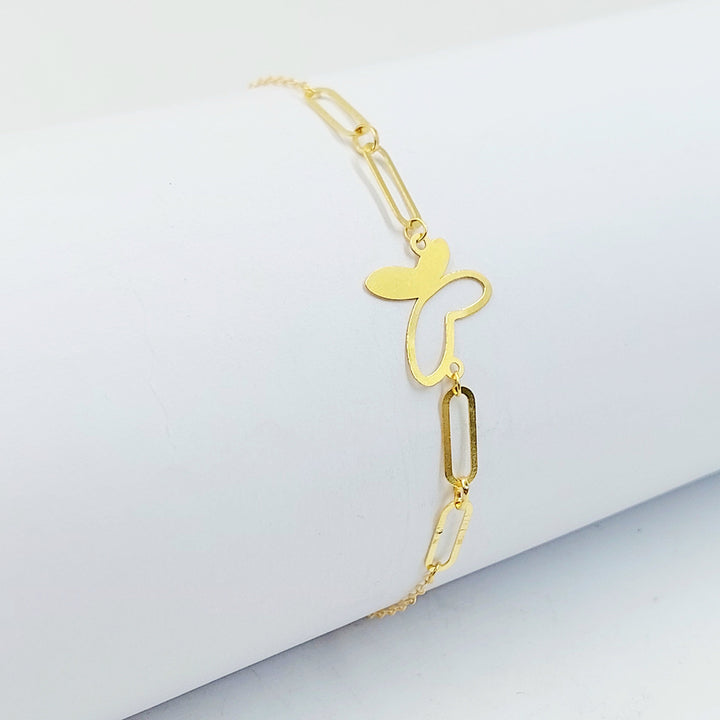 Butterfly Bracelet Made of 18K Gold by Saeed Jewelry 