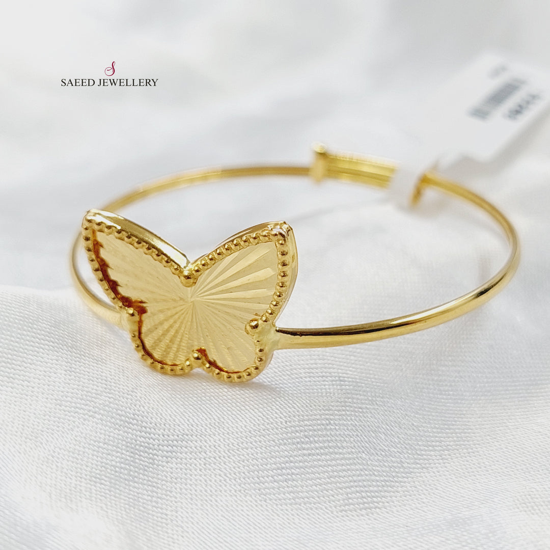 18K Gold Butterfly Bracelet by Saeed Jewelry - Image 6