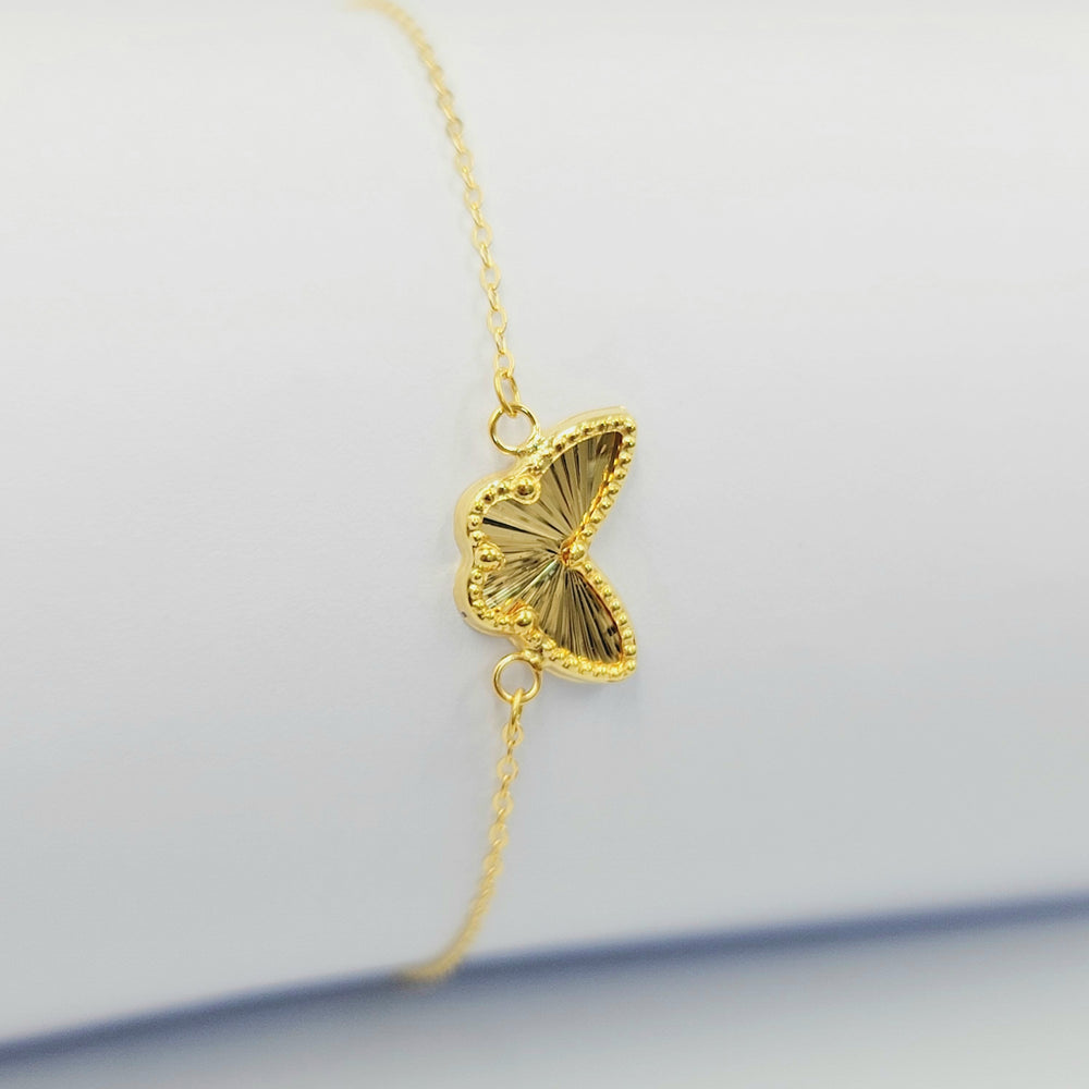Butterfly Bracelet Made of 18K Gold by Saeed Jewelry 