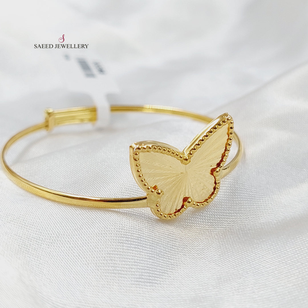 18K Gold Butterfly Bracelet by Saeed Jewelry - Image 4