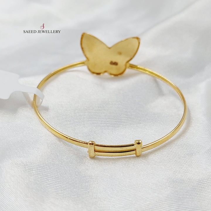 18K Gold Butterfly Bracelet by Saeed Jewelry - Image 5