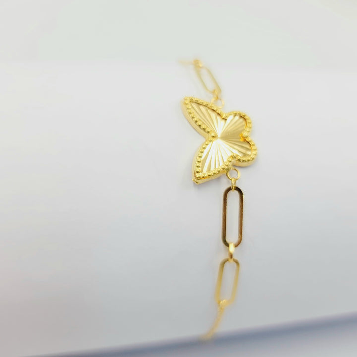Butterfly Bracelet Made of 18K Gold by Saeed Jewelry 