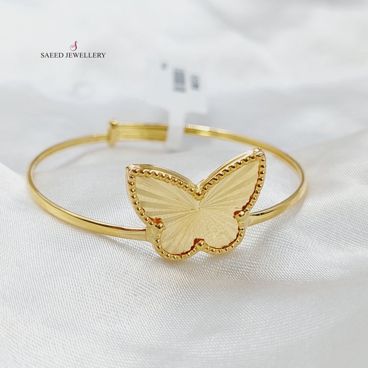 18K Gold Butterfly Bracelet by Saeed Jewelry - Image 1